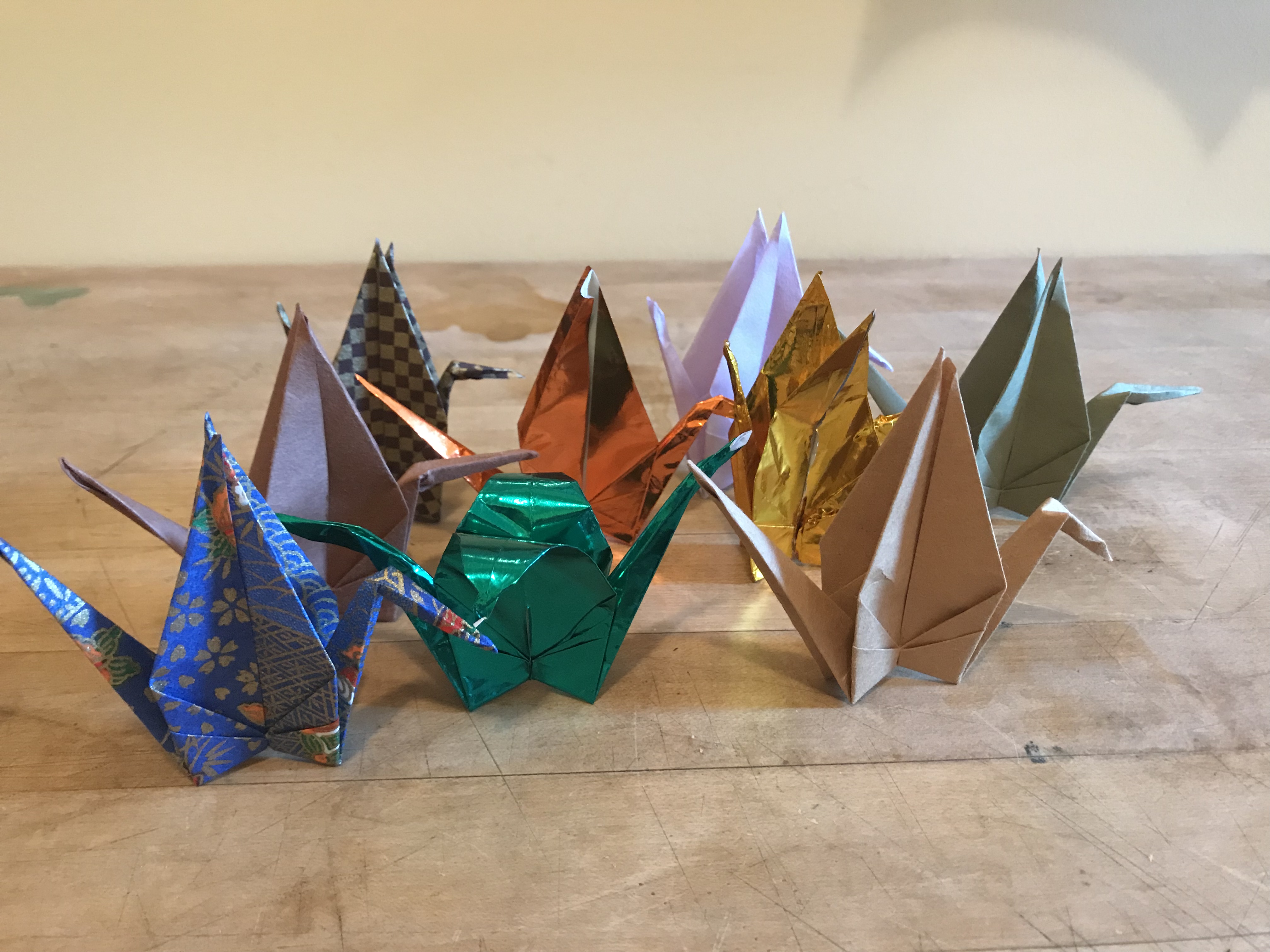 Origami Peace Crane String-along: Virtual Event - Ancient Dragon Zen Gate